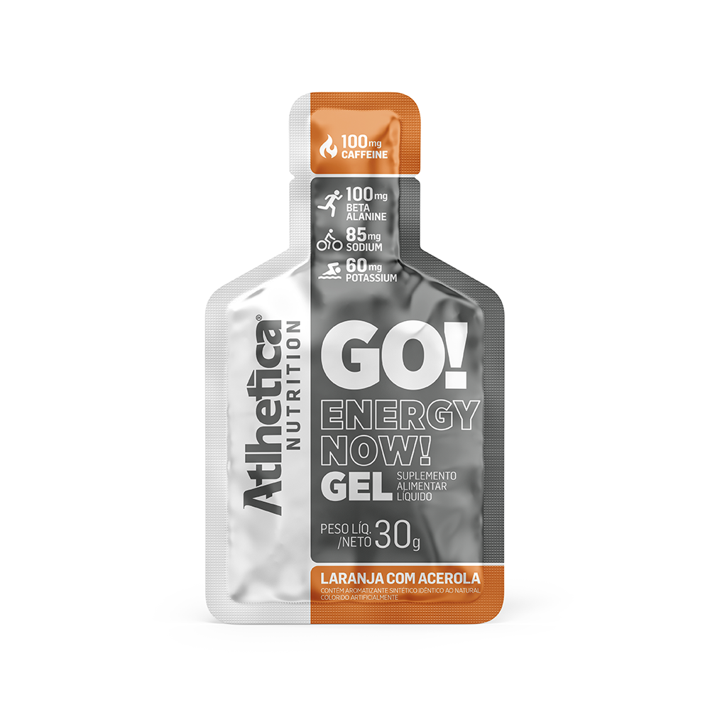 Gel Energizante GO! ENERGY NOW 10 unidades - Atlhetica