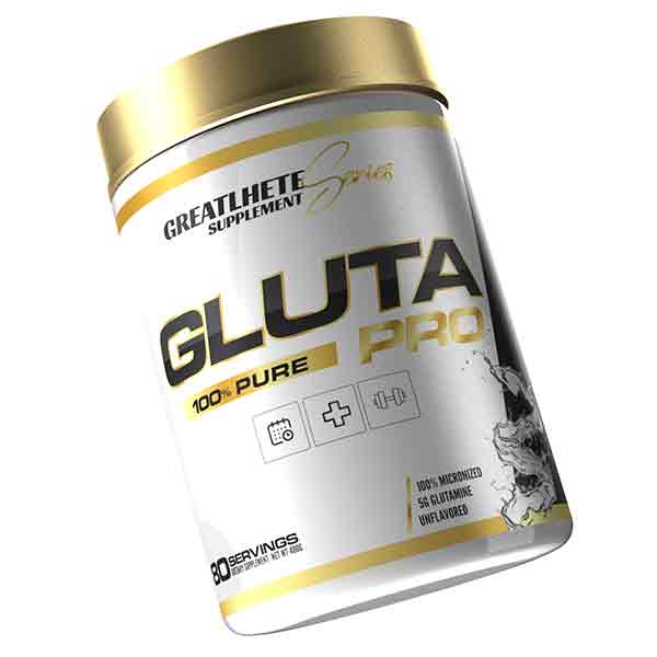 GLUTAMINA 100% PURE PRO - 80sv 400gr - GREATLHETE