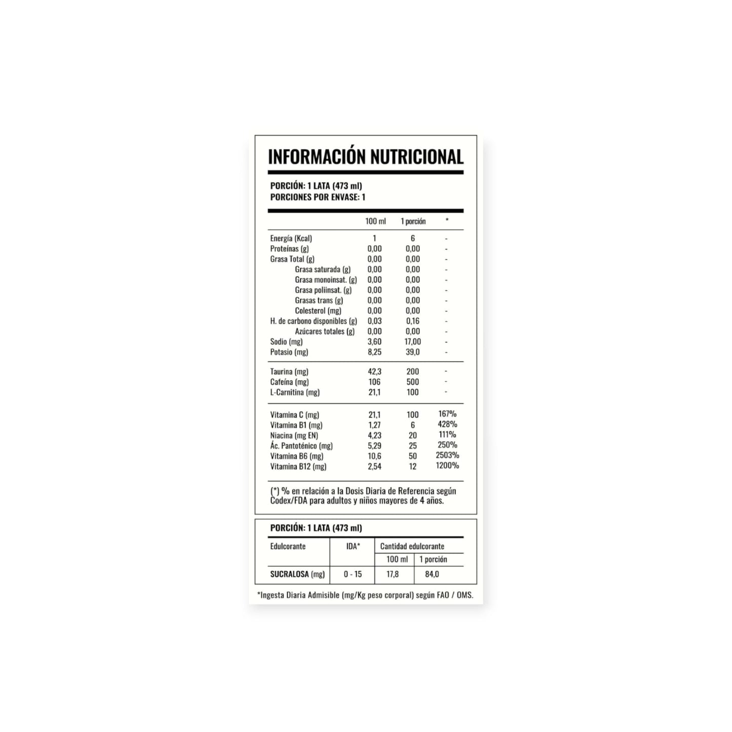 ENERGETICA ENERGY DRINK INFERNO 473ML - STRONGEST