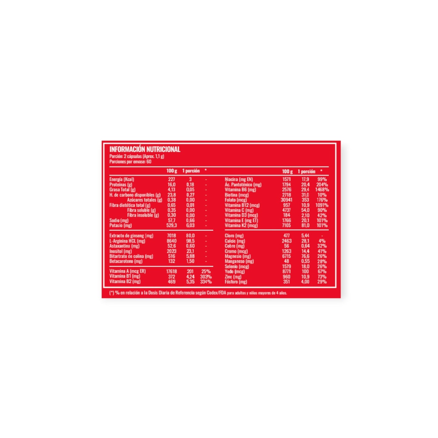 MULTIVITAMINICO FOR MEN 120 CAPSULAS - STRONGEST