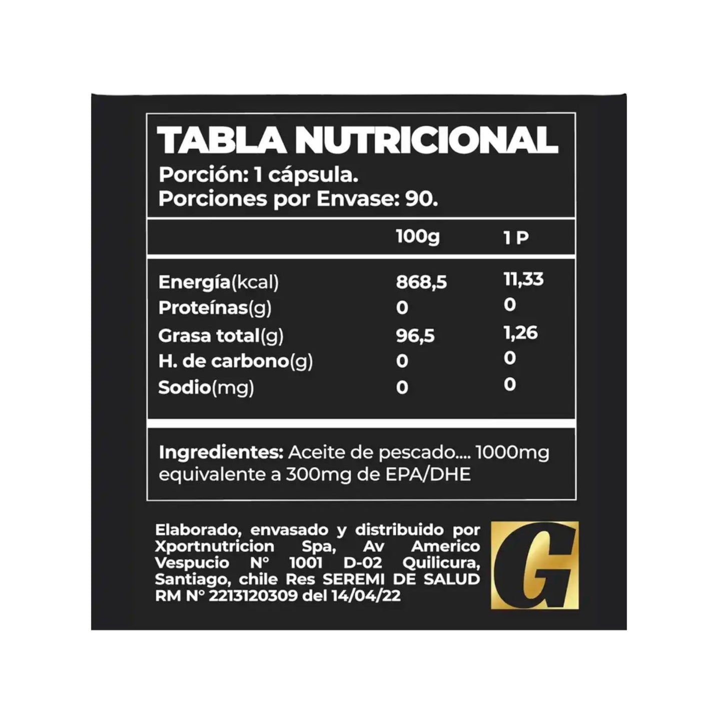 OMEGA 3 90 CAPSULAS - GREATLHETE