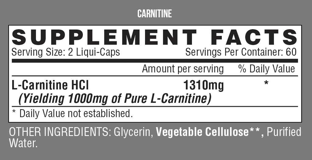 Lipo6 Carnitine - Nutrex -120 Caps