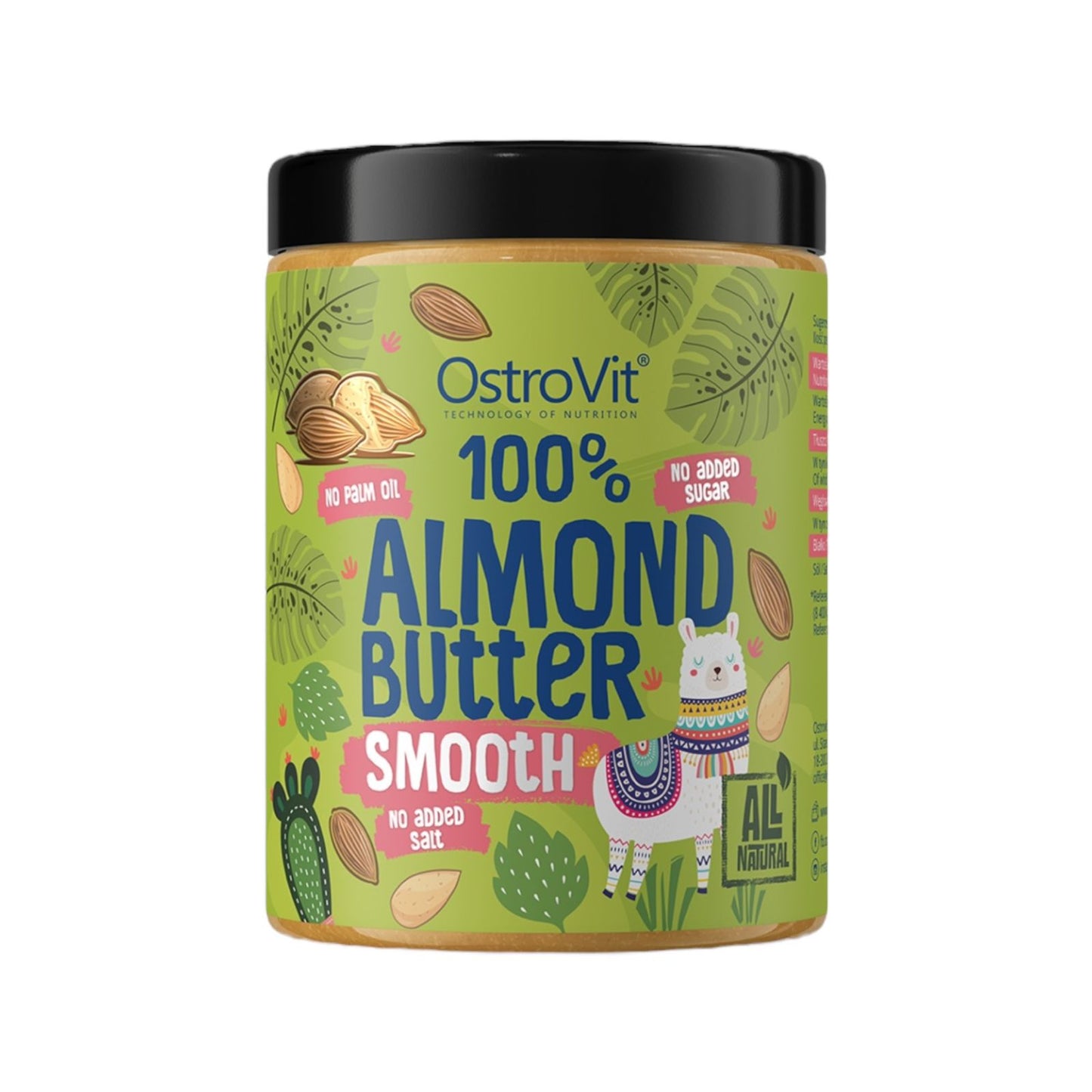 MANTEQUILLA DE ALMENDRAS SMOOTH 1000GR - OSTROVIT