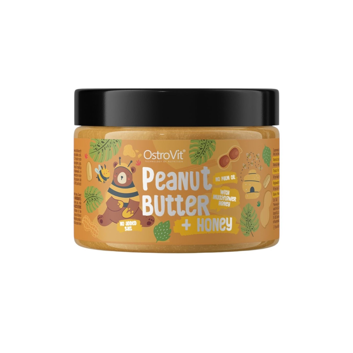 MANTEQUILLA DE MANI CON MIEL 500GR - OSTROVIT