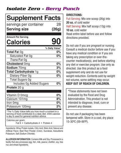 Isolate Zero 28 Servicios Inner Armour