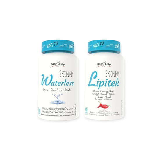PACK QUEMADOR LIPITEK + DIURETICO WATERLESS - EASY BODY