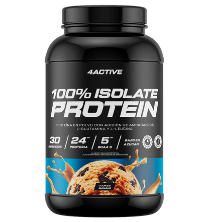 PROTEINA 100% ISOLATE PROTEIN 30 SERVICIOS - 4ACTIVE