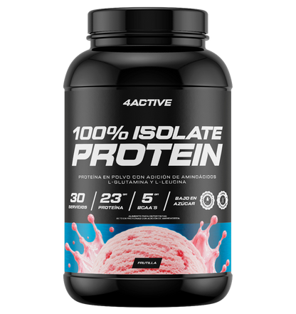 PROTEINA 100% ISOLATE PROTEIN 30 SERVICIOS - 4ACTIVE