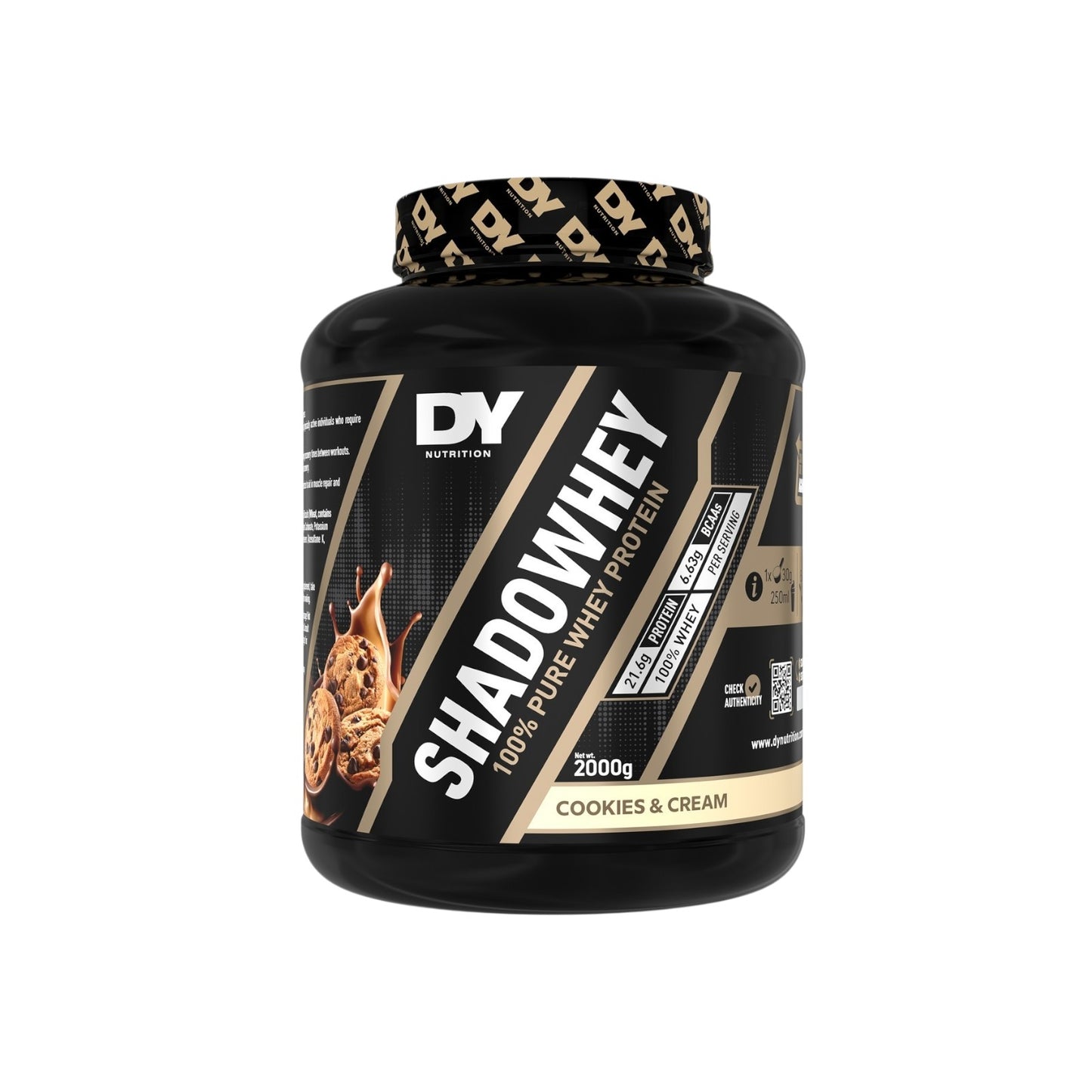 PROTEINA SHADOWHEY 100% PURE WHEY 2KG 66SV - DY NUTRITION