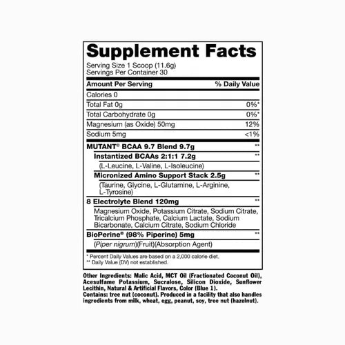 PACK BCAA 9.7 30 SERVICIOS + SHAKER - MUTANT