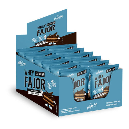 SHARK WHEY ALFAJOR 12 UNI- SHARK PRO