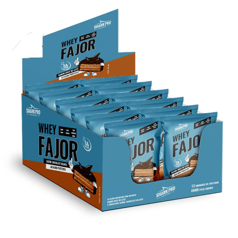 SHARK WHEY ALFAJOR 12 UNIDADES – SHARK PRO