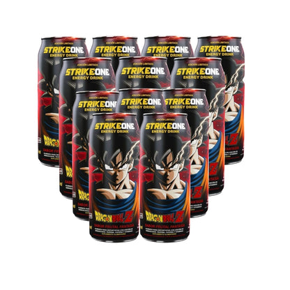PACK 12 ENERGÉTICAS STRIKE ONE ENERGY DRINK DRAGON BALL – STRIKE ONE – Strike One