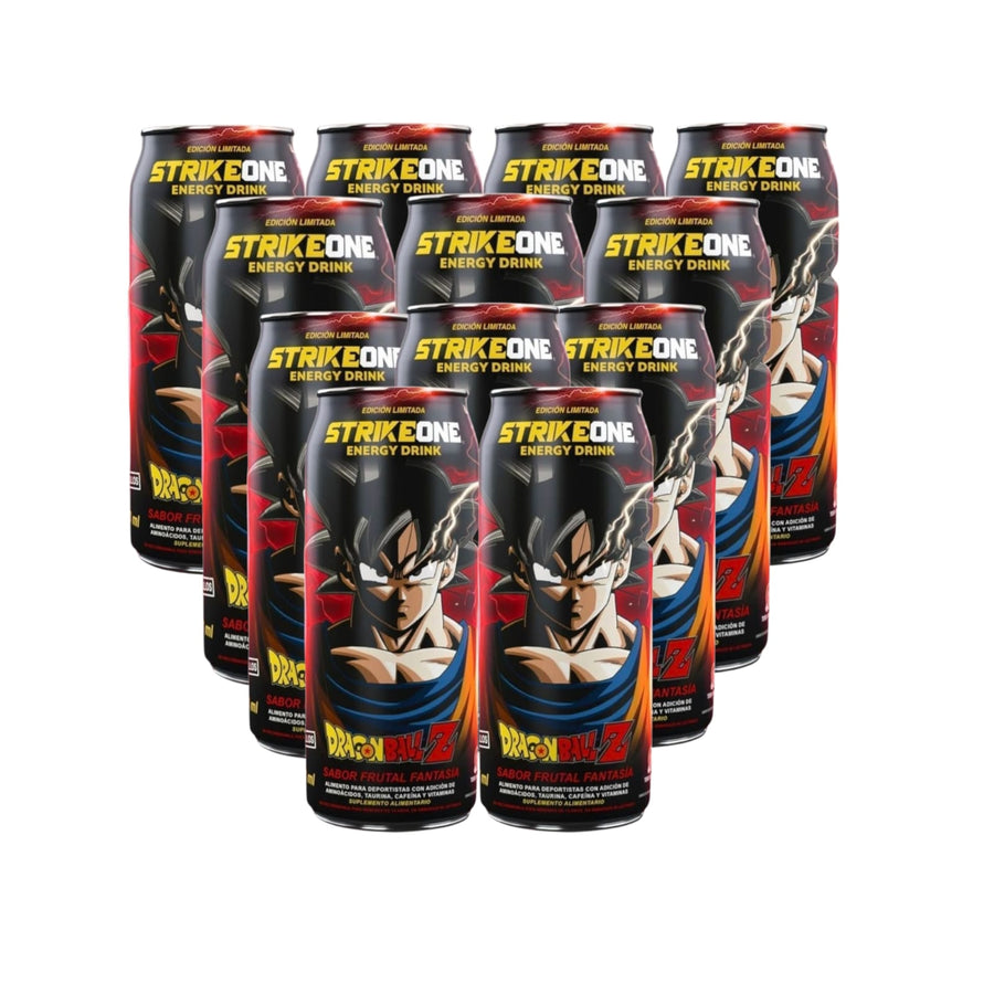 PACK 12 ENERGÉTICAS STRIKE ONE ENERGY DRINK DRAGON BALL – STRIKE ONE – Strike One