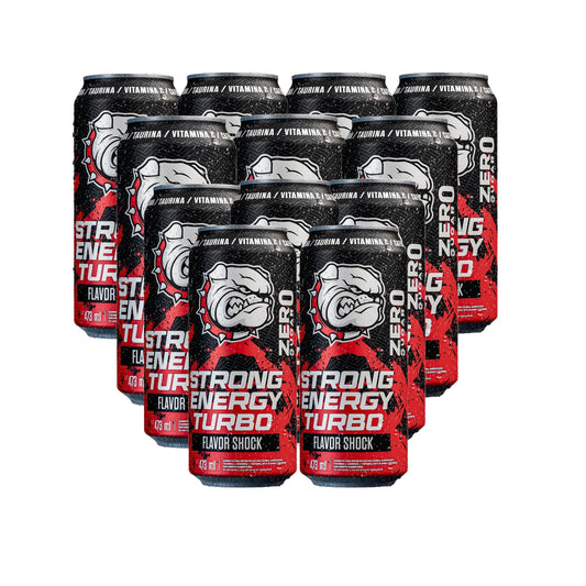 PACK 12 ENERGETICAS ENERGY TURBO 473ML - STRONGEST
