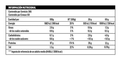 BEEF PROTEINA 60 SERVICIOS - BIOTECHUSA