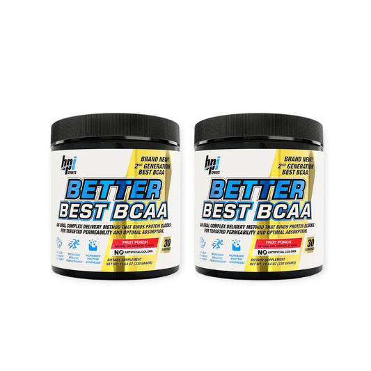 PACK 2 BETTER BEST BCAA 30 SV 330 GR C/U  - BPI SPORTS