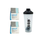 Pack de 2 creatinas monohidrato 300 g c/u + shaker – OstroVit