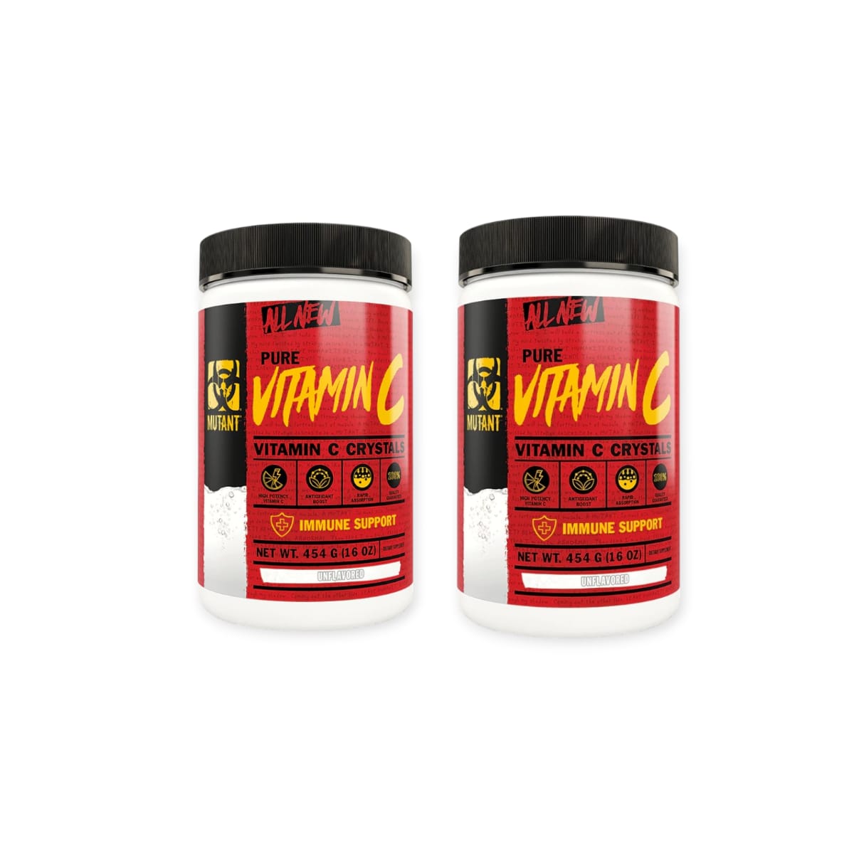 PACK 2 VITAMINA C PURE  454GR C/U – MUTANT