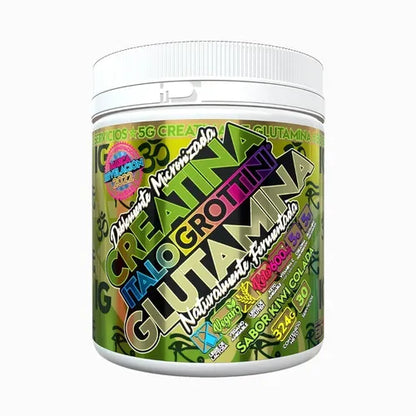 Creatina + Glutamina 324gr Kiwi Colada - Italo Grottini