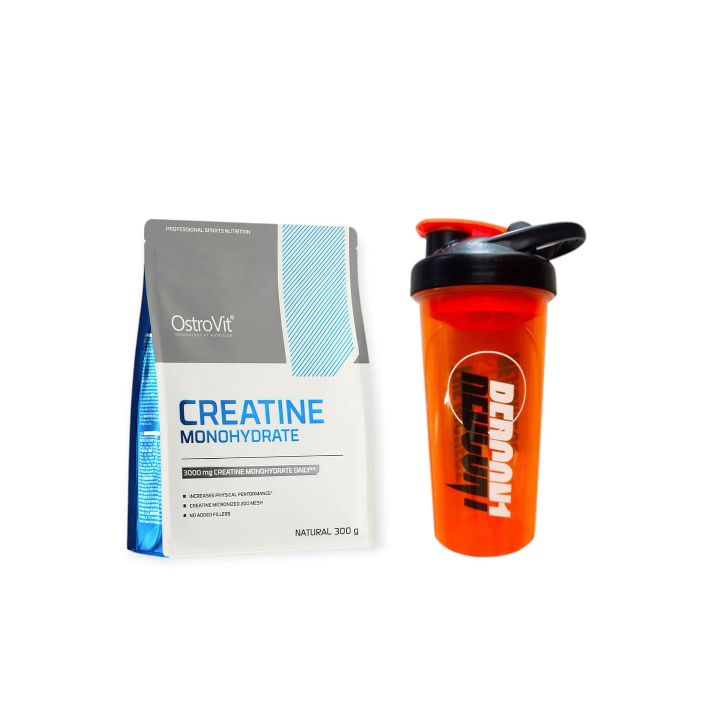 PACK CREATINA MONOHIDRATADA 300GR + SHAKER - OSTROVIT