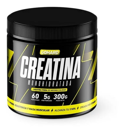 Pack Proteína vegetal Gohard + creatina monohidrato 300 g