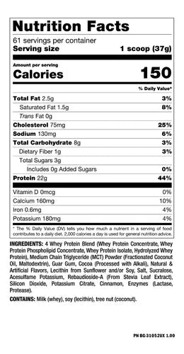 Proteína 100% Whey Gourmet Protein Mix 5 lb - Mutant