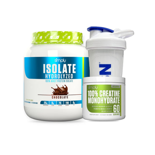 PACK PROTEINA ISOLATE 5LB + CREATINA 60SV + SHAKER - SIMPLY