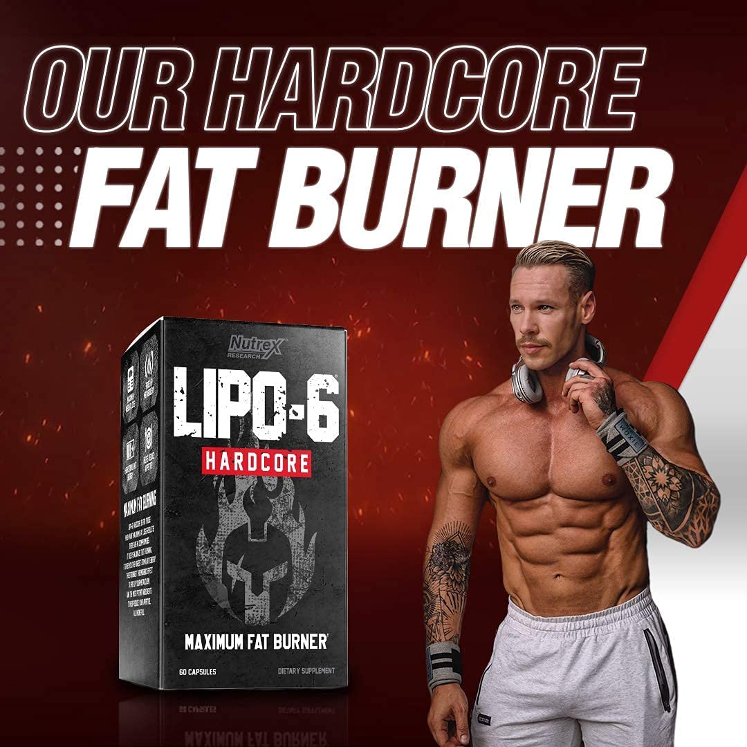 LIPO-6 HARDCORE - 60 CAPSULAS - NUTREX