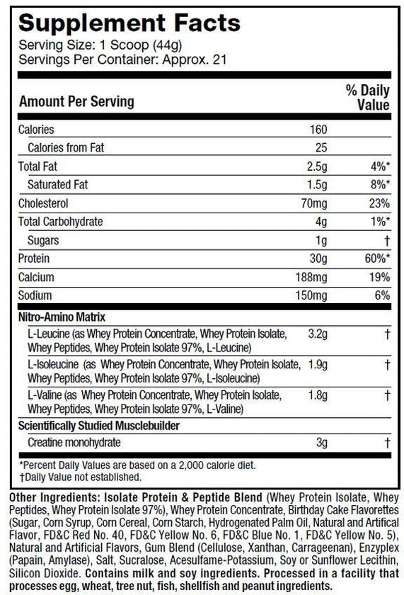 NITRO TECH PERFOMANCE 4LB - MUSCLETECH