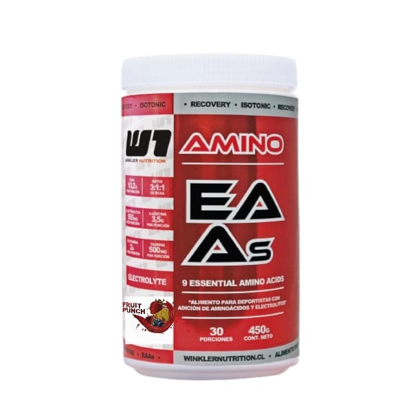 Aminoácidos Esenciales EAAs + Electrolitos 450 Gr - WINKLER NUTRITION