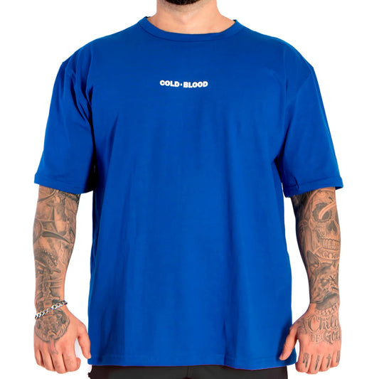 POLERA BASIC BLUE & WHITE - COLD BLOOD