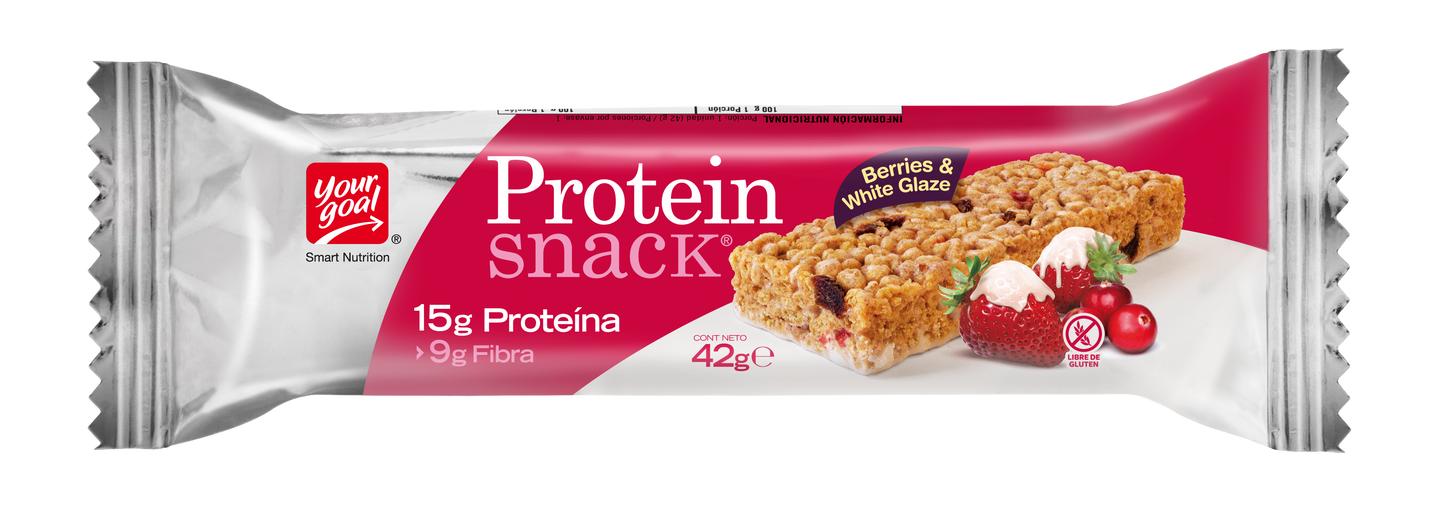 BOX DE 5 BARRAS PROTEIN SNACK 15G - YOUR GOAL