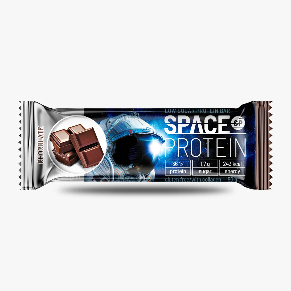 BOX DE 24 BARRAS DE PROTEINA 50G - SPACE PROTEIN