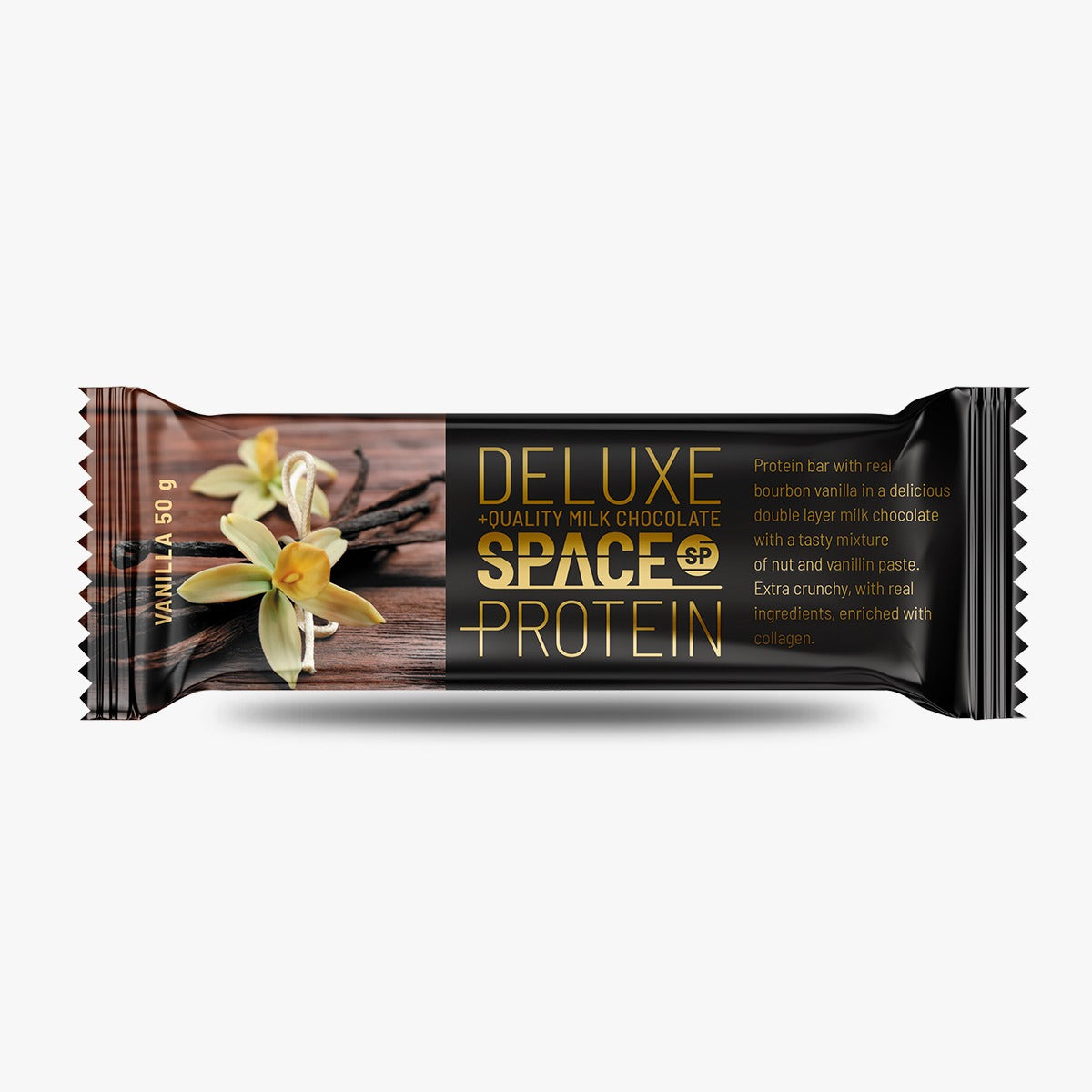 BOX DE 24 BARRAS DE PROTEINA DELUXE 50GR - SPACE PROTEIN