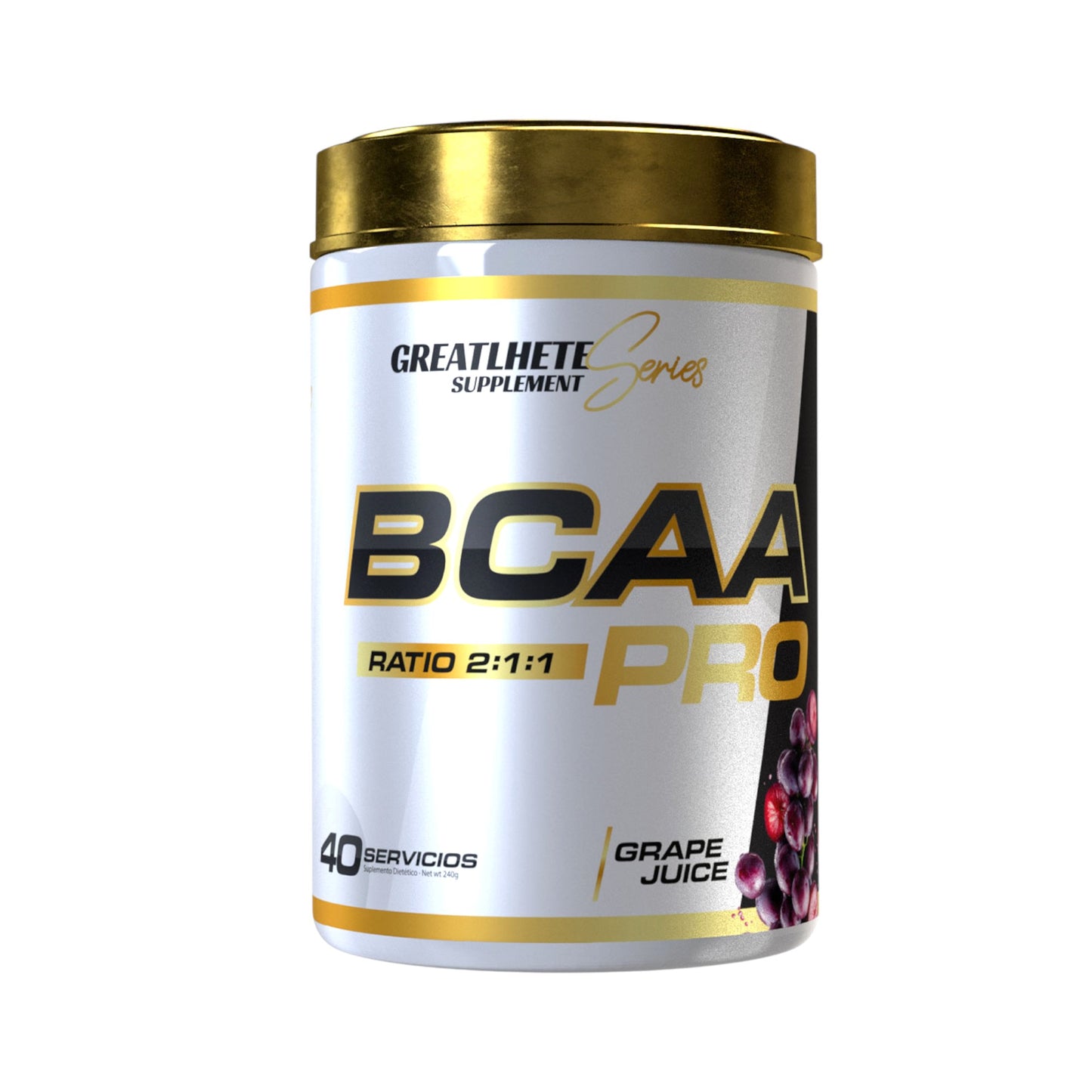 BCAA PRO 2:1:1 40 SERVICIOS - GREATLHETE