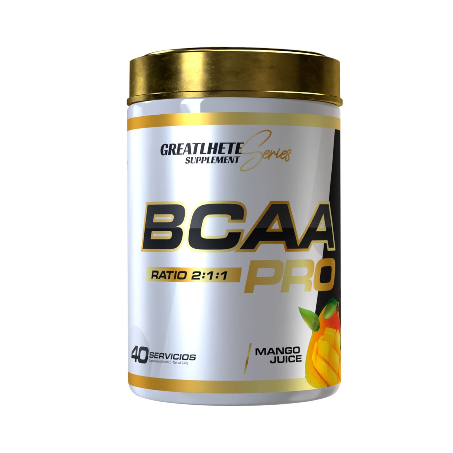 BCAA PRO 2:1:1 40 SERVICIOS - GREATLHETE