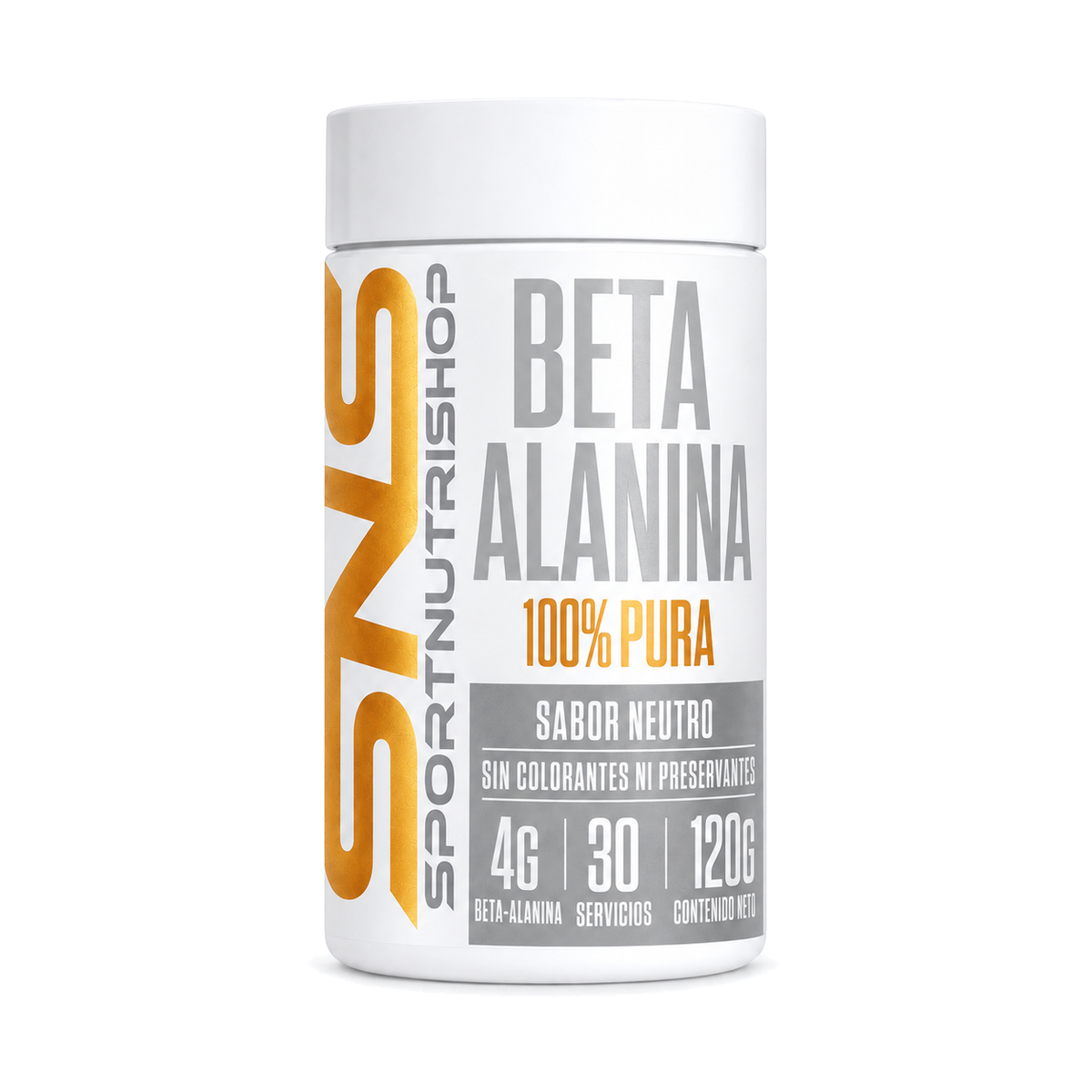 BETA ALANINA 120GR 30 SERVICIOS SIN SABOR - SPORTNUTRISHOP