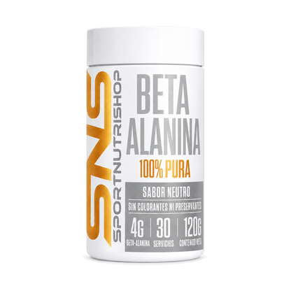 BETA ALANINA 120GR 30 SERVICIOS SIN SABOR - SPORTNUTRISHOP