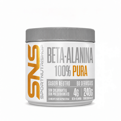 BETA ALANINA 240GR 60 SERVICIOS SIN SABOR - SPORTNUTRISHOP