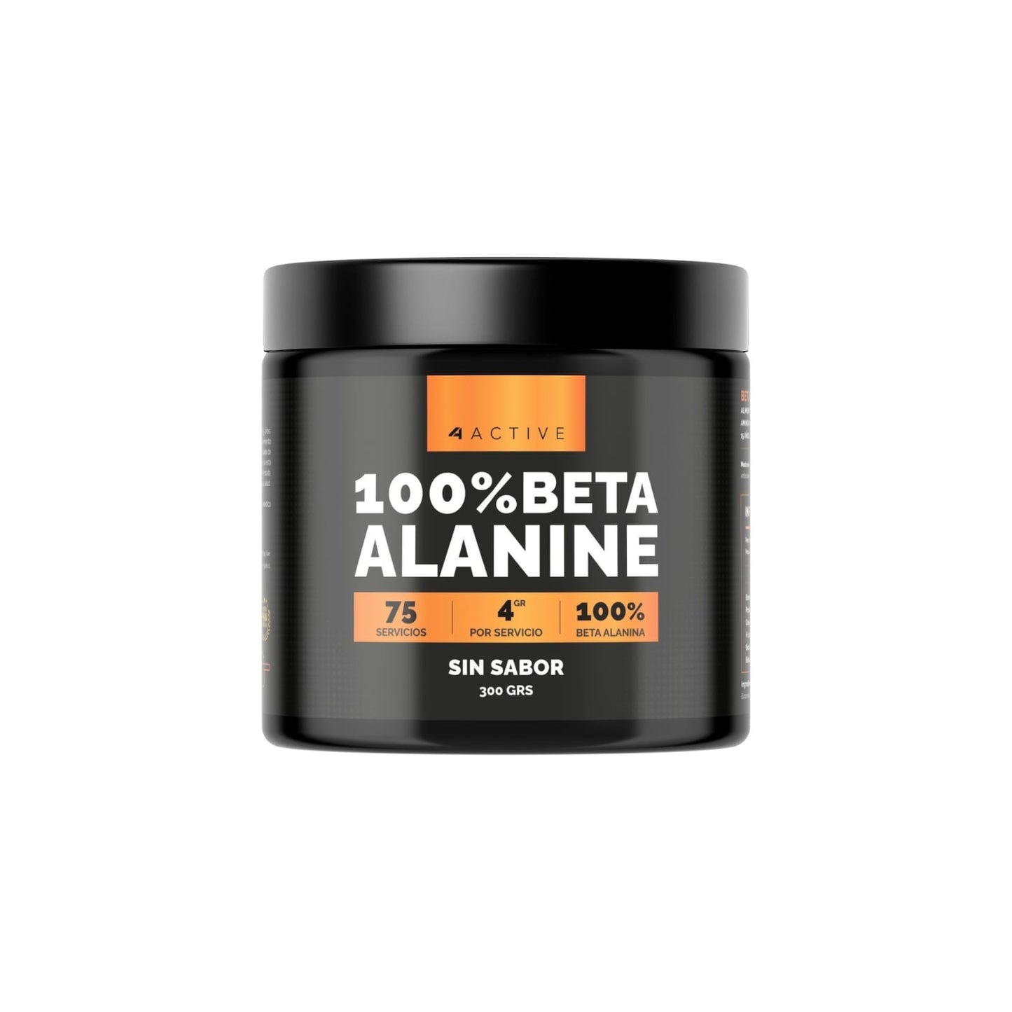 BETA ALANINA 100% 300GR - 4ACTIVE