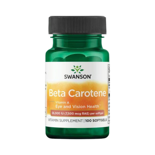 BETACAROTENO 25000 IU 100 SOFTGEL - SWANSON