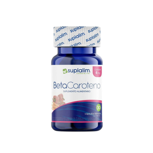 BETACAROTENO 30 CAPSULAS BLANDAS - SUPLALIM
