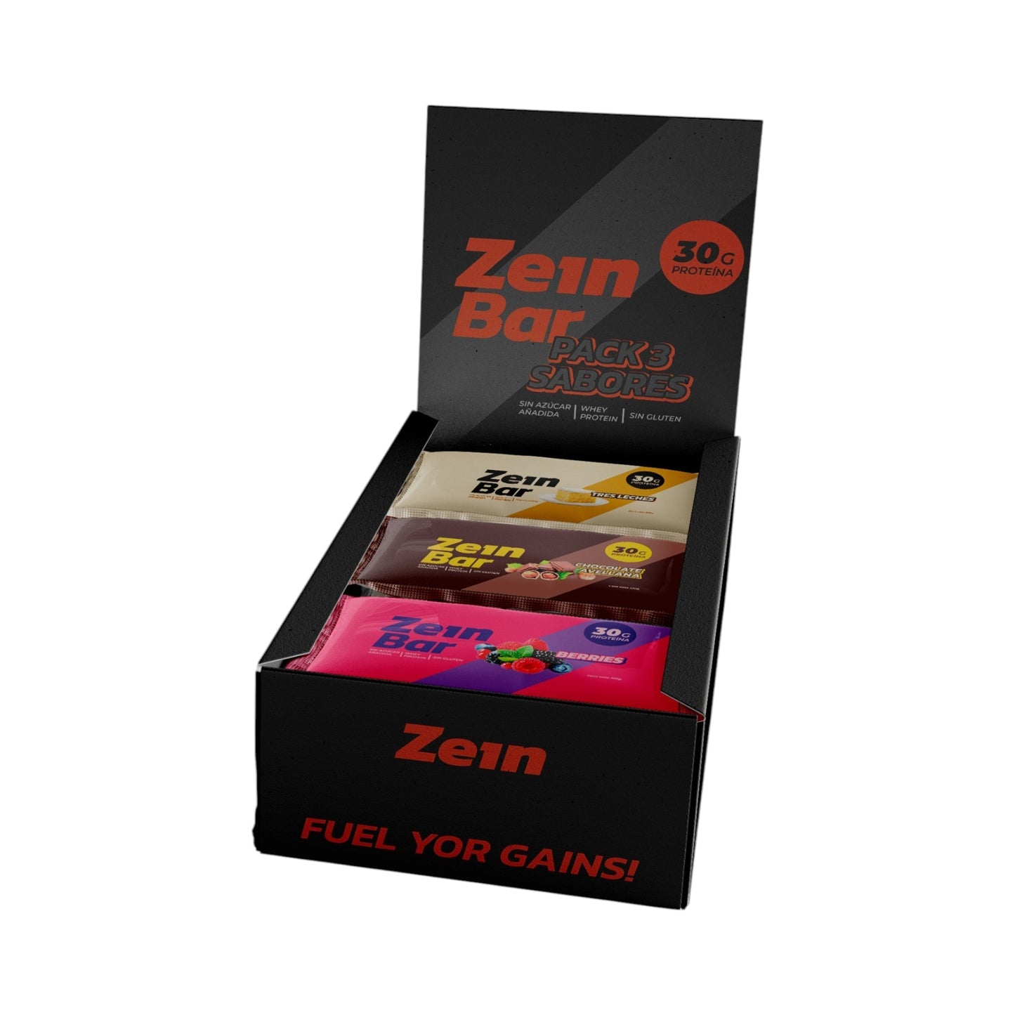 BOX DE 12 BARRAS DE PROTEINA ZEIN BAR 100GR - ZEIN  ¡PRECIO LANZAMIENTO!