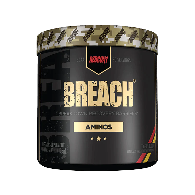 PACK BREACH AMINO TIGER BLOOD 30SV + SHAKER - REDCON1