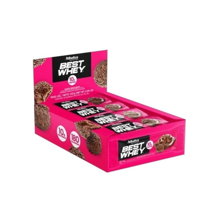 BOX DE 12 BARRAS BEST WHEY 10 G PROTEIN – ATLHETICA