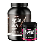 PROTEINA VEGETAL BROWNIE CHOCOLATE Y PRE ENTRENAMIENTO FRUIT PUNCH