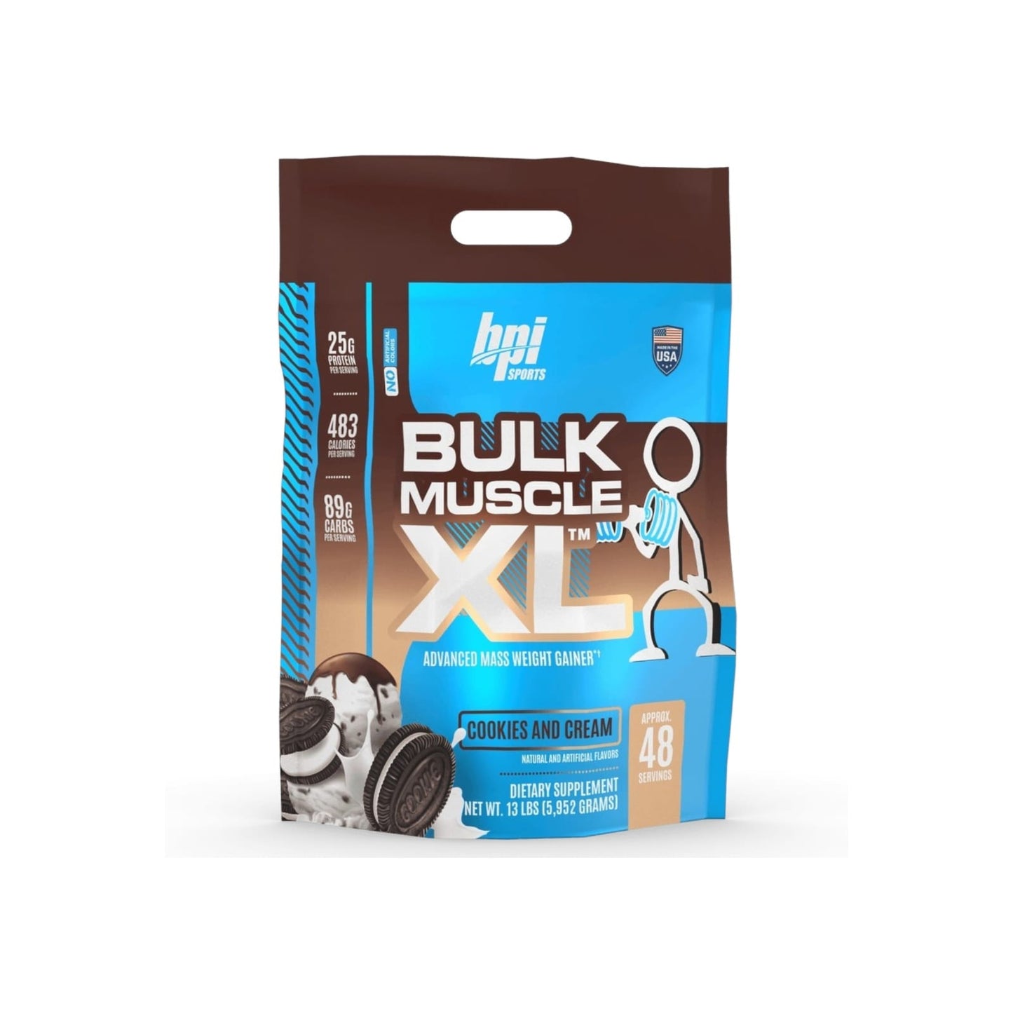 GANADOR DE MASA BULK MUSCLE XL 13 LBS - BPI SPORT