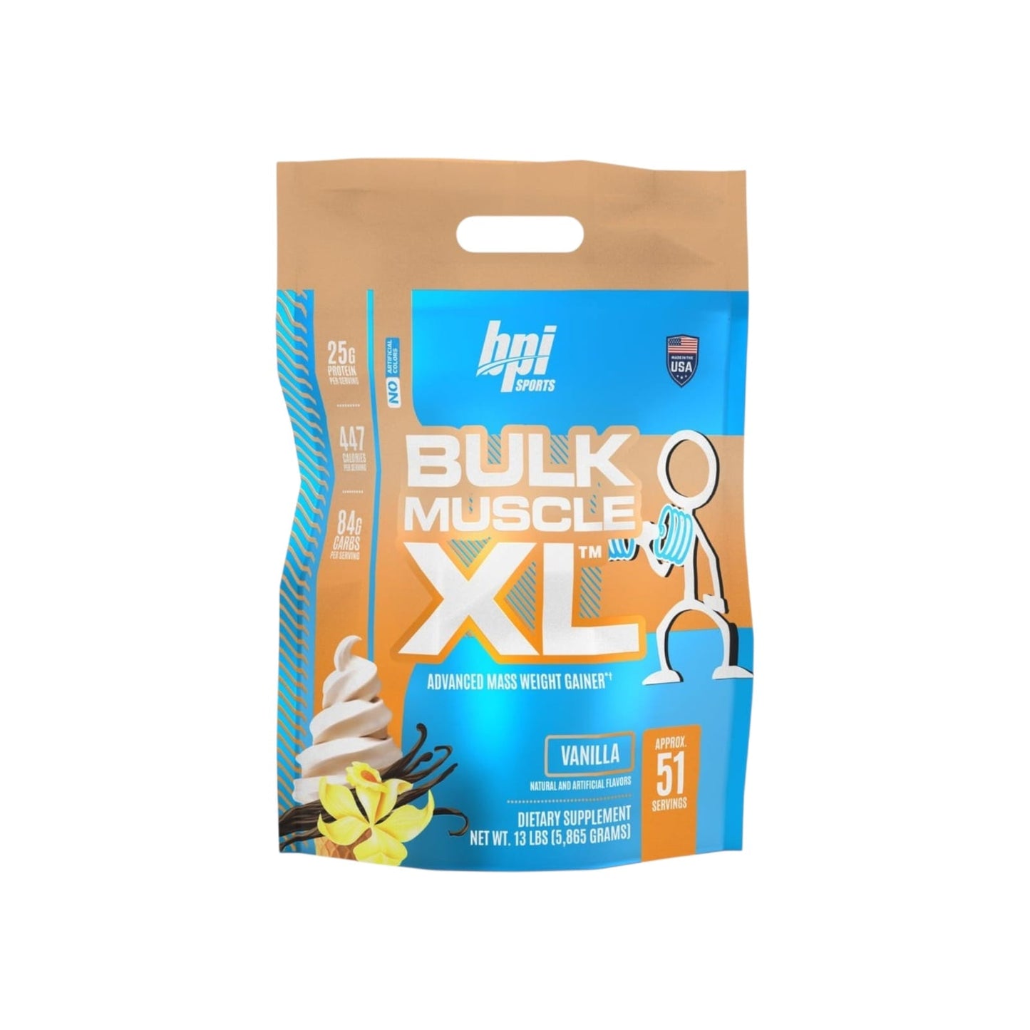 GANADOR DE MASA BULK MUSCLE XL 13 LBS - BPI SPORT