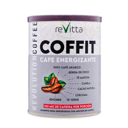 CAFÉ ENERGIZANTE COFFIT 300 G – REVITTA – Revitta